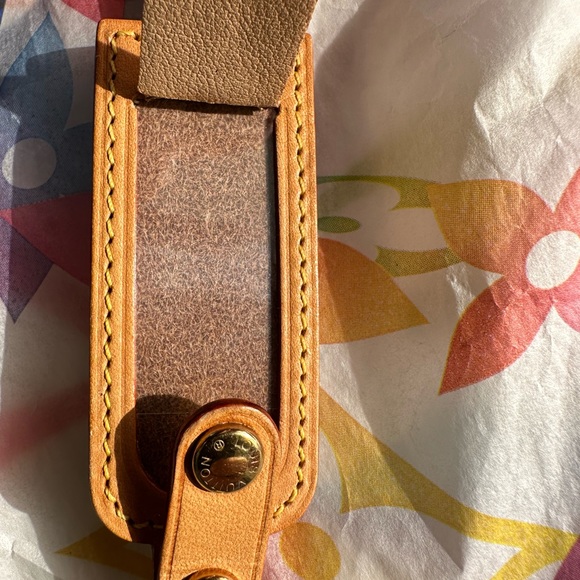❤️ Louis Vuitton Vachetta Porte Address Bracelet/Medical Alert/Luggage tag - Picture 10 of 17